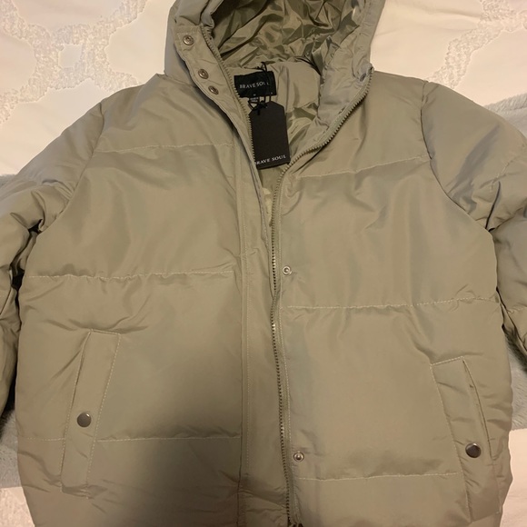BNWT ASOS Brave Soul Puffer - Picture 4 of 4
